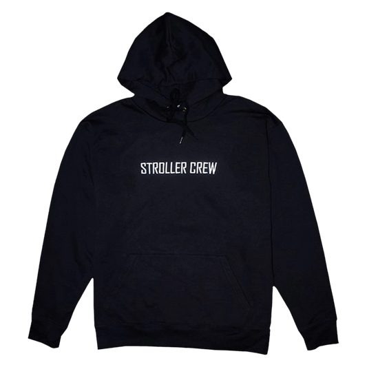 STROLLER CREW BLACK HOODIE