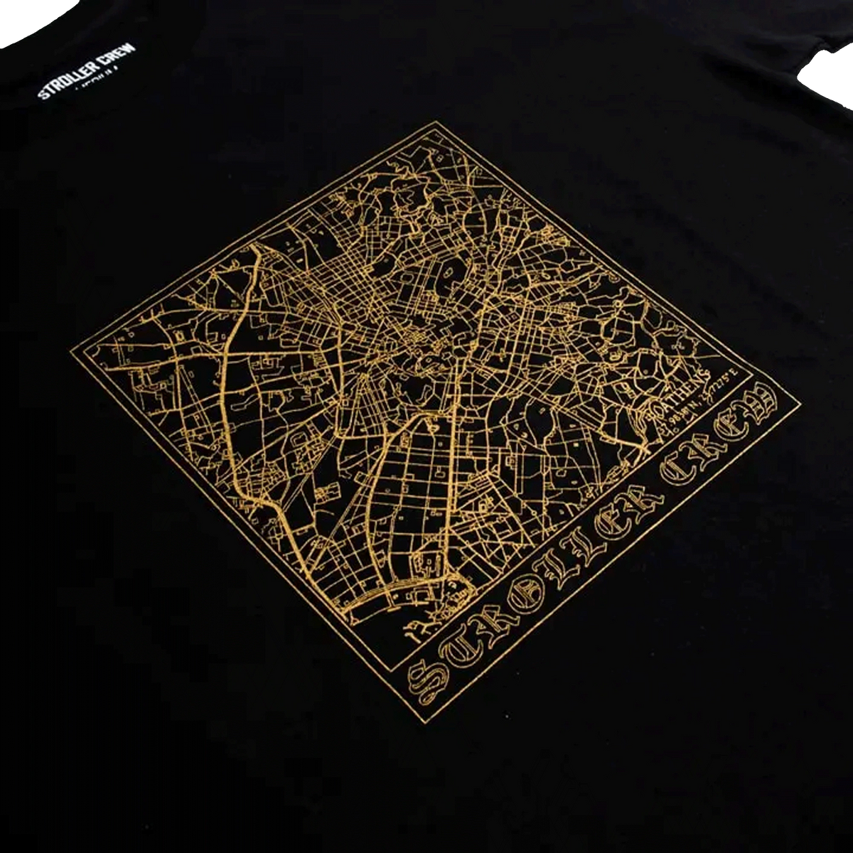 ATH MAP BLACK T-SHIRT